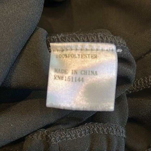 NWT LEA & VIOLA Curve Plus Size Black Drawstring Pants 3X - Picture 8 of 8